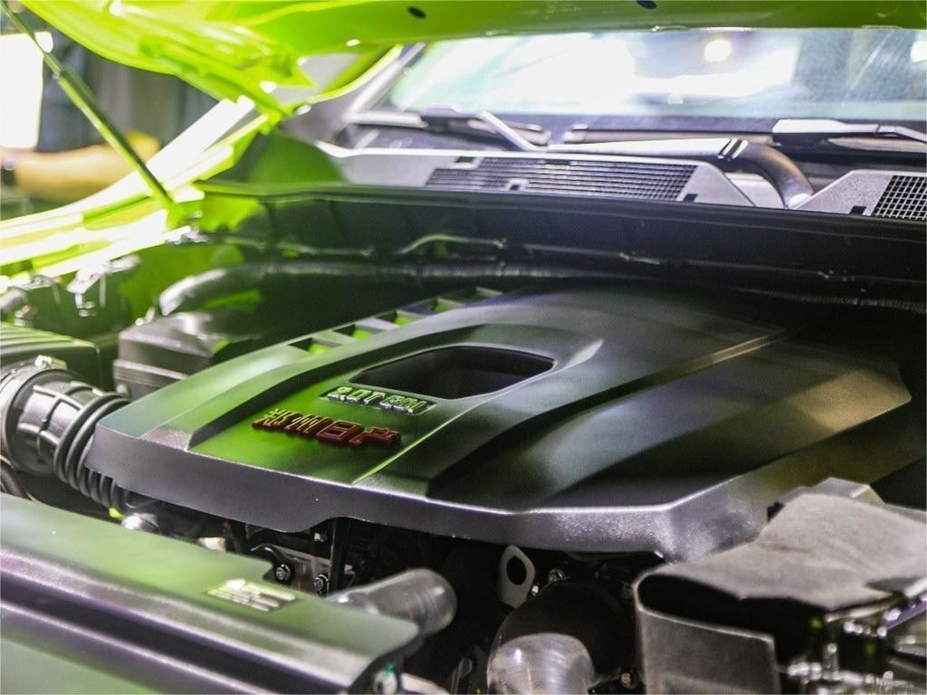 2024 Dongfeng 4*4 8AT Benzin Pickup Truck mit ESC und Aluminium-Alloy-Dachträger