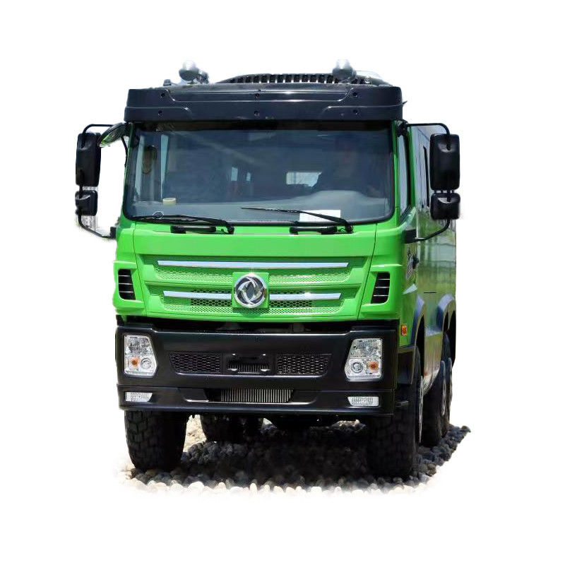 Manuelle 8-Gang-Getriebe und 155 kW Leistung 6 * 6 Wüsten-Passagierbus für den Bergbau in Dongfeng