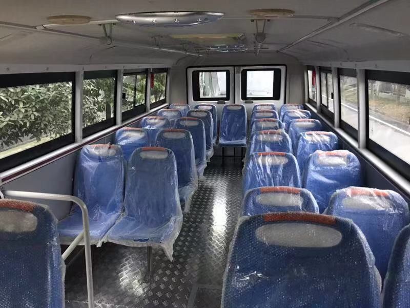 30 Sitzplätze 4X4 4WD Mittelgroßer Bus Dual Circuit Vollluftbremse und A/C Dongfeng EQ6750ZT