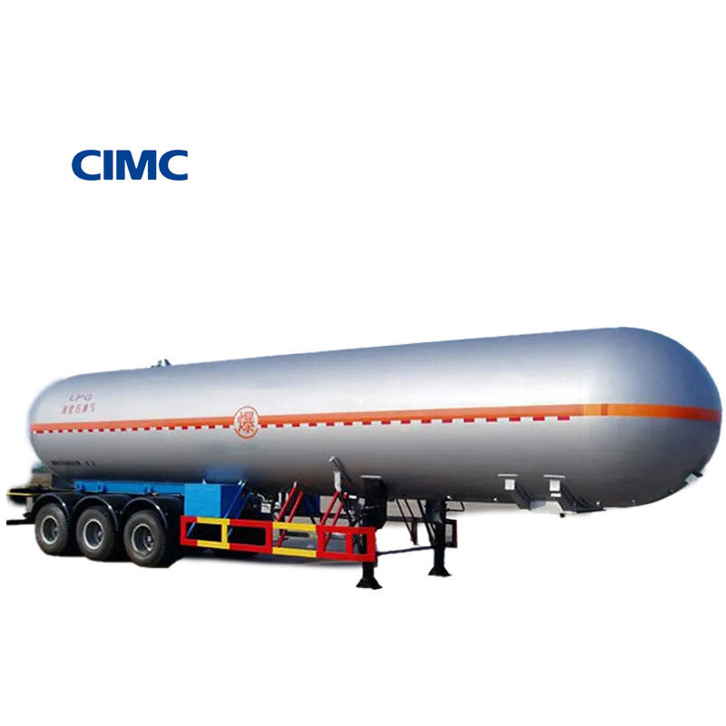 Gesamtgewicht ca. 34000kg CIMC LINYU LPG Tanker Semi-Trailer für den Gastransport