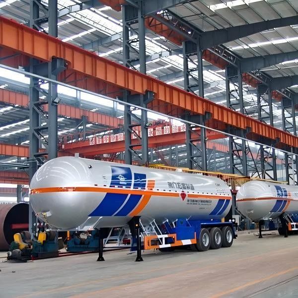 50m3 LPG-Tanker Halbanhänger mit -20/50C Konstruktionstemperatur von CIMC LINYU