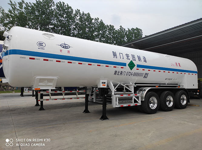 50m3 LPG-Sepiauflieger für Lkw mit hoher Kapazität innerhalb von L11390mm *W2500mm *H3980mm