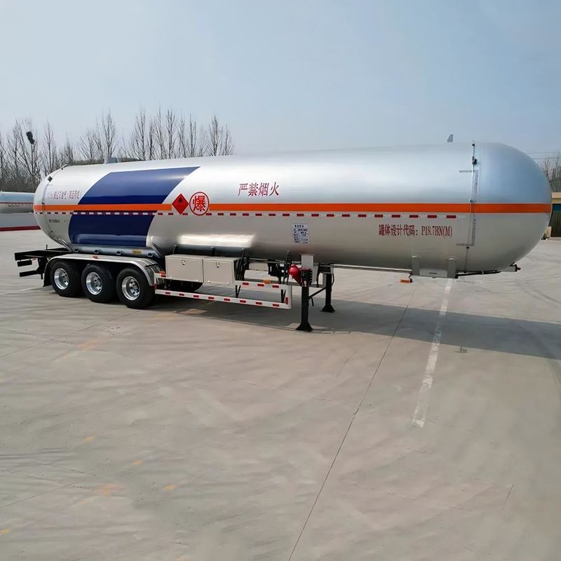 50m3 LPG-Sepiauflieger für Lkw mit hoher Kapazität innerhalb von L11390mm *W2500mm *H3980mm