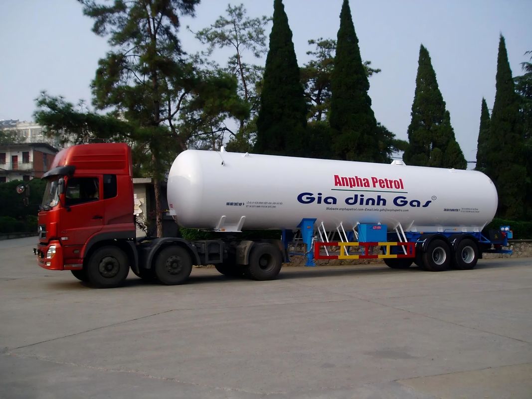 50m3 LPG-Sepiauflieger für Lkw mit hoher Kapazität innerhalb von L11390mm *W2500mm *H3980mm