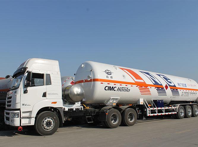 50m3 LPG-Sepiauflieger für Lkw mit hoher Kapazität innerhalb von L11390mm *W2500mm *H3980mm
