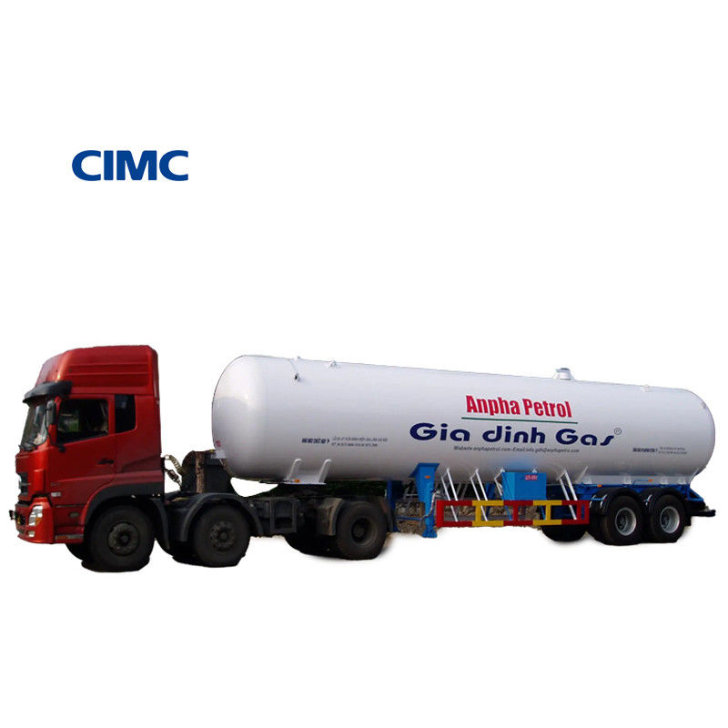 CIMC LINYU 50m3 LPG-Tanker Semi-Anhänger für den Gastransport Lkw Lkw Anhänger -20/50C